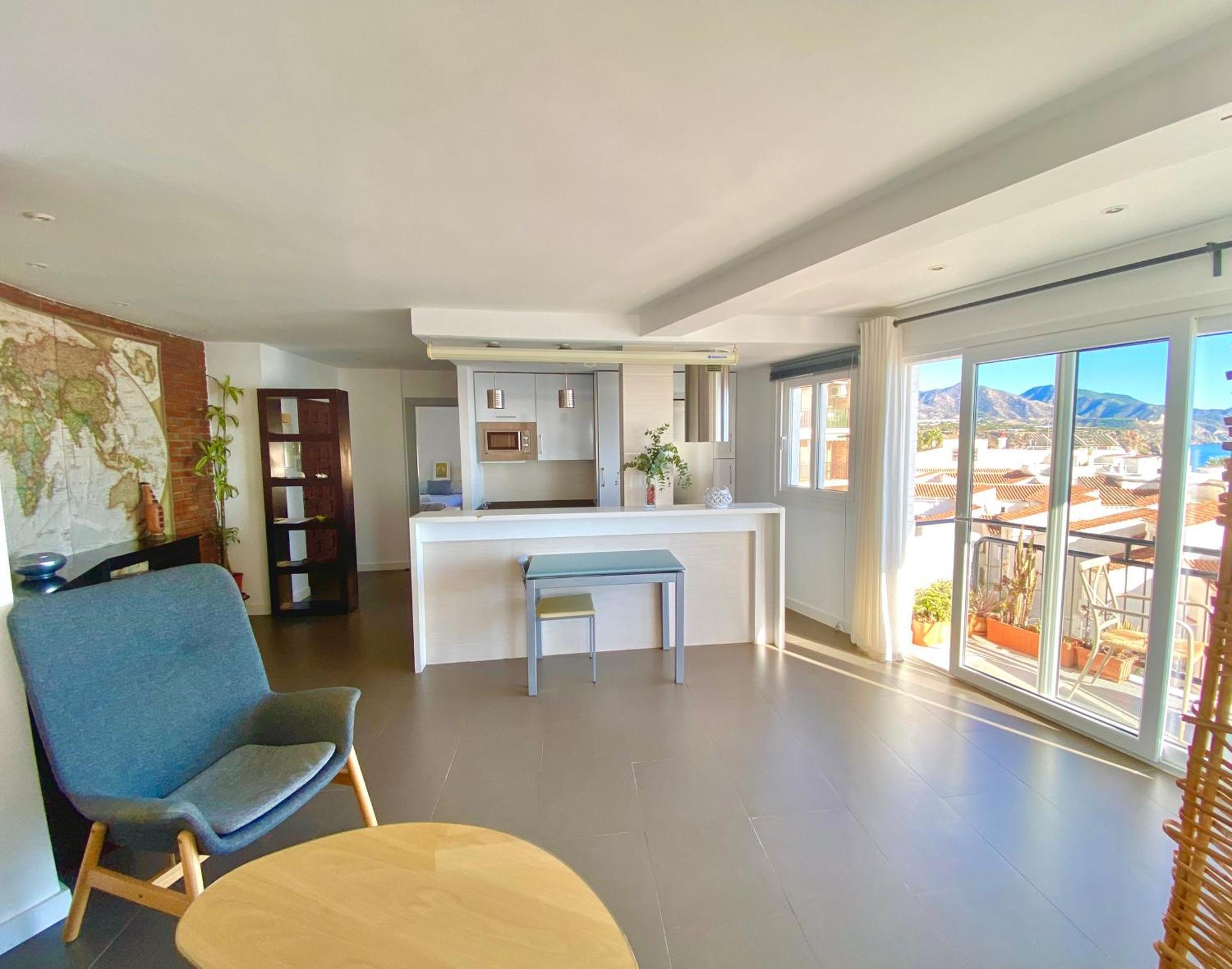 Modern Apartment Stunning Sea Views And Pool Nerja Exterior foto